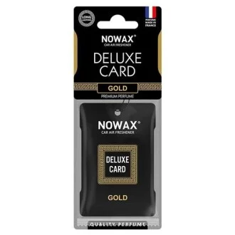 Ароматизатор целюлозний NOWAX серія Delux Card 6 г-Gold Nowax NX07731