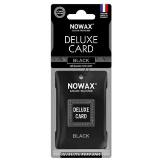 Ароматизатор целюлозний серія Delux Card 6 г. - Black Nowax NX07733