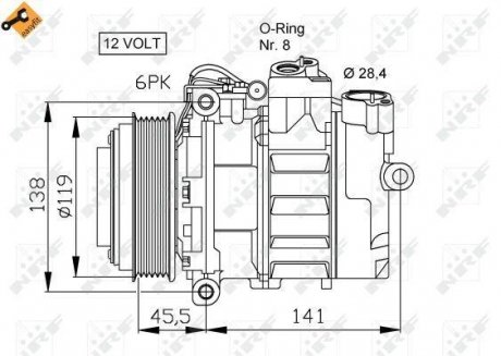 Компресор NRF 32053