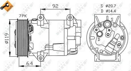 Компресор NRF 32424