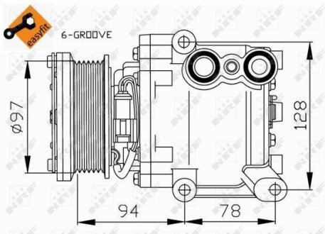 Компресор NRF 32724