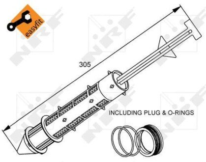 Осушувач кондиціонера NRF 33178