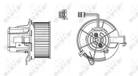 Вентилятор салона NRF 34162