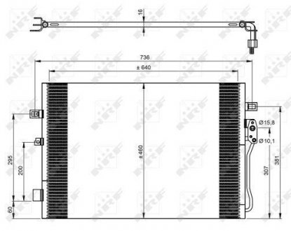 Конденсер NRF 350087