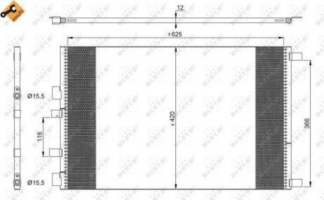 Конденсатор NRF 35913 (фото 1)