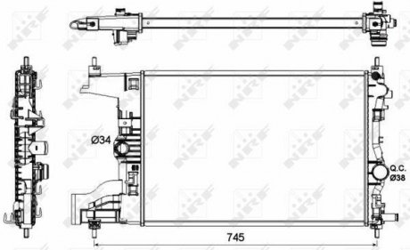 Радіатор NRF 53142