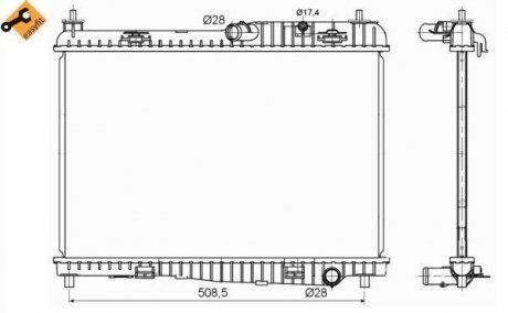 Радіатор NRF 53152