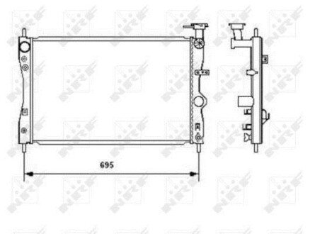 Радіатор NRF 53464