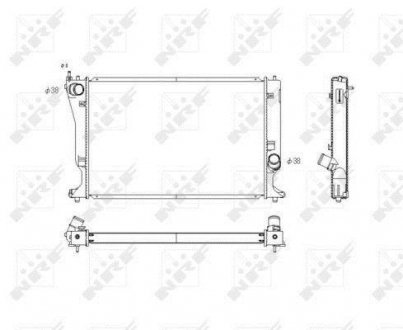 Радіатор NRF 53768