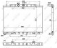 Радіатор охолодження NRF 53911 (фото 1)