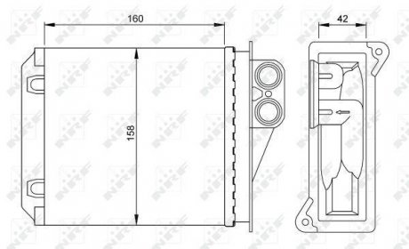 Радіатор NRF 54236