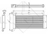 Радіатор опалювача (вир-во Nissens) NRF 54326 (фото 5)