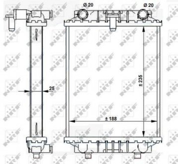 Радіатор NRF 59183