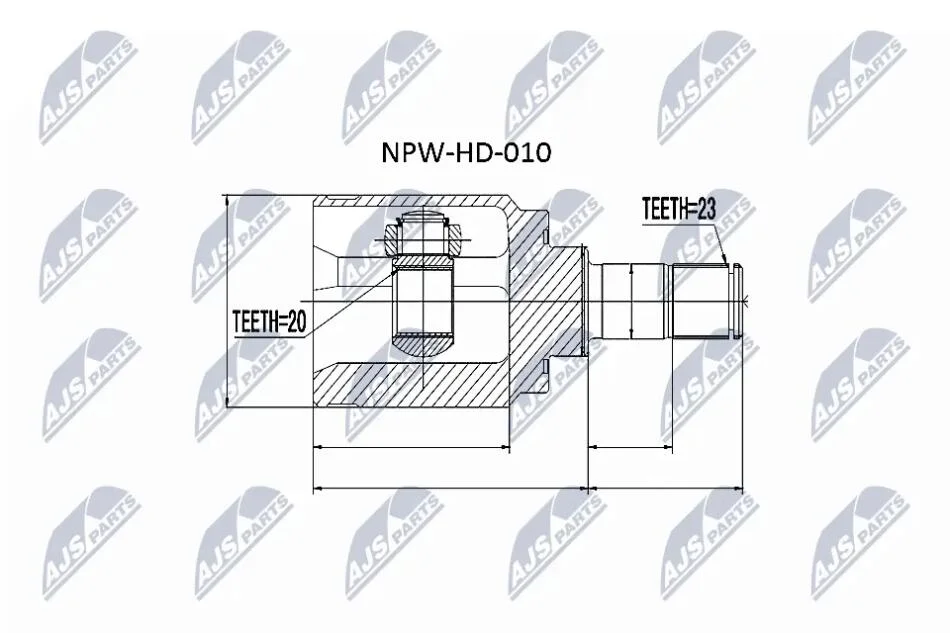 ШРКШ зовнішній NTY NPWHD010 (фото 1)