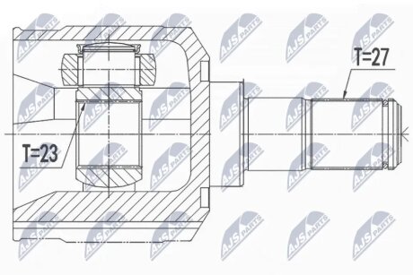 Внутрішній ШРУС NTY NPWHY531