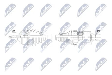 Піввісь переднього моста NTY NPWME186