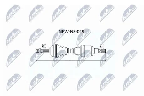 Піввісь NTY NPWNS029