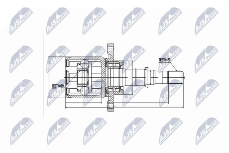 Шрус зовнішній NTY NPWNS046