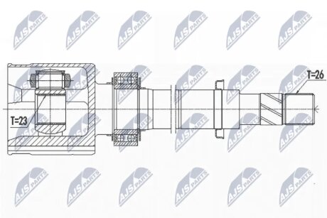 Шарнір рівних кутових швидкостей (шрус), внутрішній NTY NPWNS095