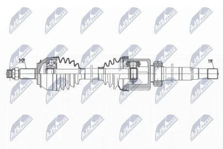 Піввісь переднього моста NTY NPWNS114