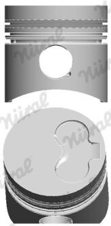 Поршень з кільцями VAG 77,51 1,6D/TD 2,4D/TD NURAL 87-109811-10