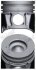 Поршень з кільцями PSA 85,0 DW10UTED4 2.0HDi 16V 2003- NURAL 87-114700-40 (фото 1)