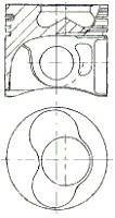 Поршень NURAL 87-114907-65