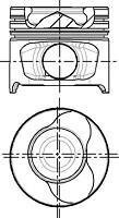 Поршень NURAL 87-123407-10