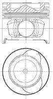 Поршень NURAL 87-123407-30