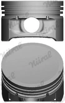 Поршень з кільцями RENAULT 69.5 D4F 1,1 16V 00- (вир-во) NURAL 87-450007-00