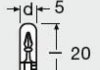 Автолампа (2,3W 12V W2x4,6D) OSRAM 2723 (фото 2)