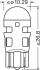 Автолампа LED 0.5W 12V W2.1X9.5D W5W к/т 2 шт OSRAM 2827DYP-2BL (фото 3)