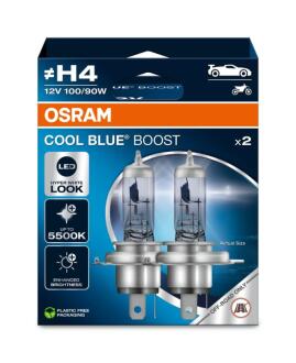 Лампа фарна H4 12V H4 12V 100/90W P43t COOL BLUE BOOST Next Gen компл. OSRAM 62193CBB-2HB