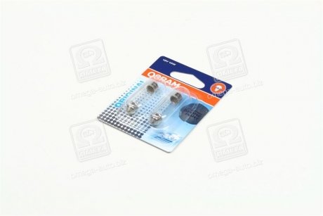 Лампа Софітні вспомогат. освітлення C10W 12V 10W SV8.5-8 (2 шт) blister OSRAM 6411-02B