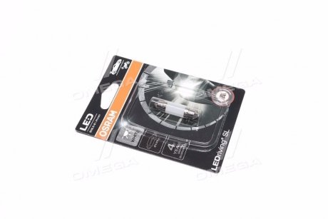 Лампа светодiодна C5W 12V 1W SV8.5 LEDriving SL (41mm) (вир-во) OSRAM 6413DWP-01B