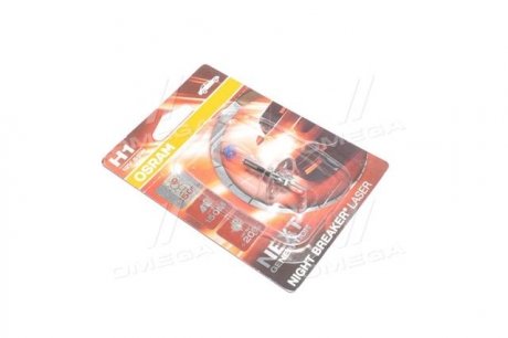 Лампа фарна H1 12V 55W P14,5s NIGHT BREAKER LASER next generation (1 шт) blister (вир-во) OSRAM 64150NL-01B