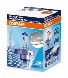 Автолампа (H4/R2 12V 60/55W P45T) OSRAM 64198