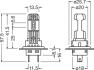 Комплект світлодіодних автоламп OSRAM 64210DWESY-2HB (фото 3)