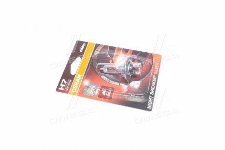 Лампа фарна H7 12V 55W PX26d NIGHT BREAKER SILVER (+100) (вир-во) OSRAM 64210NBS-01B