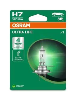 Лампа фарна H7 12V 55W PX26d ULTRA LIFE 1шт.blister (вир-во) OSRAM 64210ULT-1BL