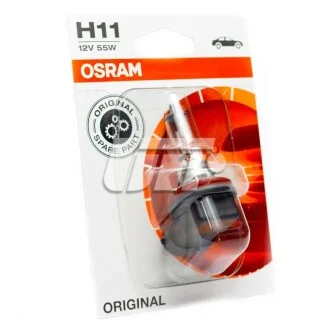 Лампа автомобільна галогенна H11 12V 55W Original Line OSRAM 64211-01B