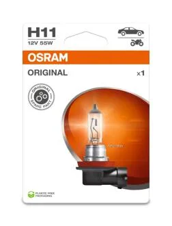 Лампа фарна H11 12V 55W PGJ19-2 ORIGINAL LINE (1 шт) blister eco-упаковка (вир-во) OSRAM 64211-1BL