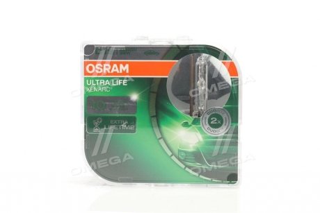 Лампа ксенонова D1S XENARC ULTRALIFE 85В, 35Вт, PK32d-2 OSRAM 66140ULT-DUO