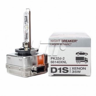 Лампа ксенонова D1S XENARC NIGHT BREAKER LASER 85В, 35Вт, PK32d-2 (+200) OSRAM 66140XNL (фото 1)