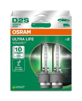 Лампа ксенонова D2S XENARC ULTRALIFE 85В, 35Вт, P32d-2 (компл) OSRAM 66240ULT-2HB
