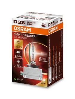 Лампа ксенонова D3S NIGHT BREAKER LASER (NEXT GEN) 35Вт, PK32d-5 (+220) (вир-во) OSRAM 66340XN2
