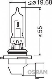 Автолампа (100W 12V P20D) OSRAM 69005SBP