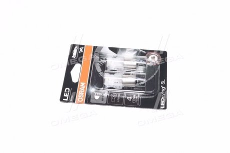 Лампа светодiодна P21W LED 12V 2,5W BA15S LEDriving SL (2шт.) (вир-во) OSRAM 7506DWP-02B