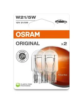Лампа допоміжн. освітлення 12V 21/5W W3x16q (2 шт) blister (вир-во) OSRAM 7515-2BL