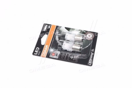 Лампа светодiодна P21/5W 6000K 12V 2,5W BAY15 (вир-воOSRAM) OSRAM 7528DRP-02B